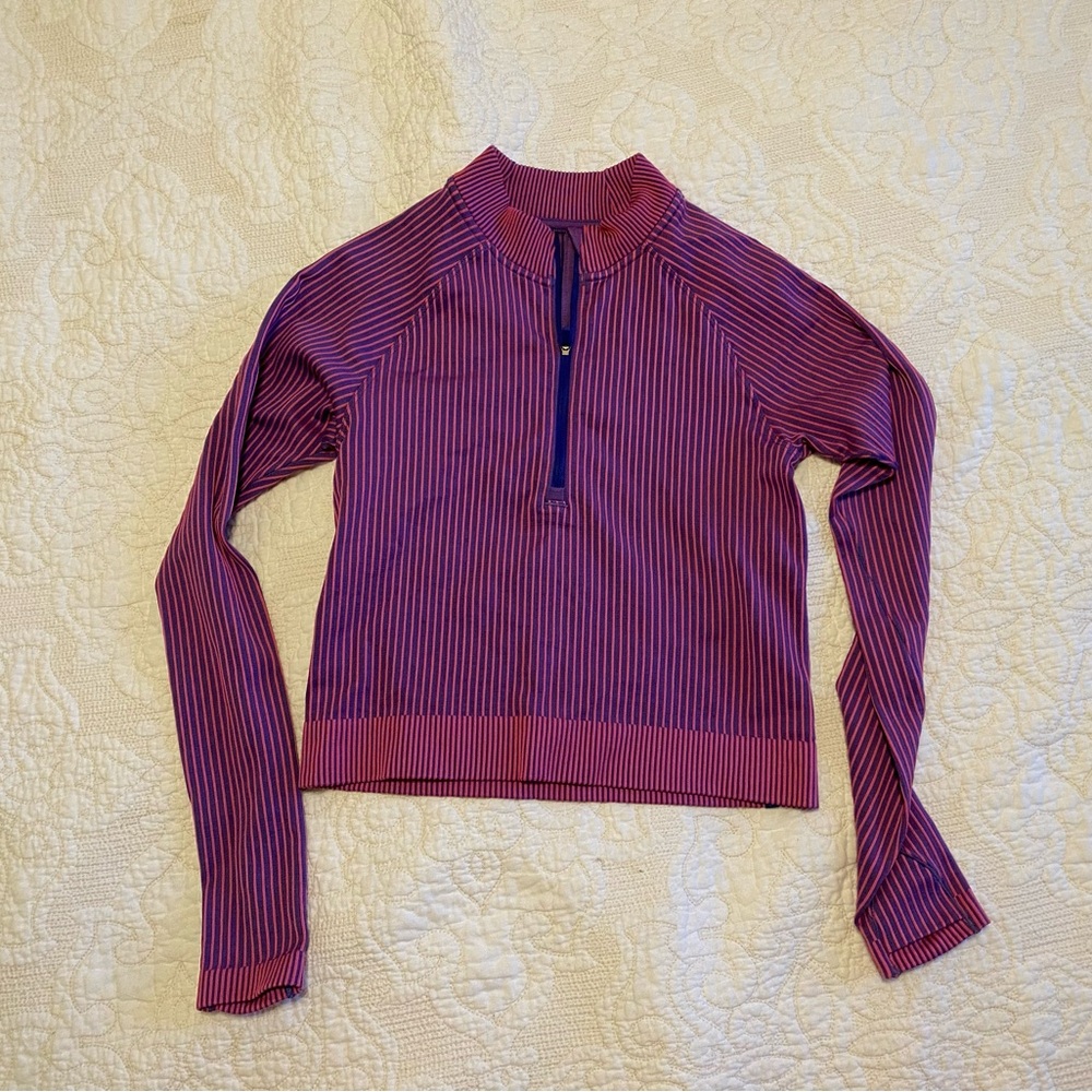 Lululemon cropped half zip